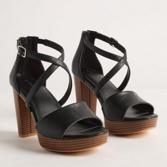 torrid Shoes - NWT Torrid Crisscross Strap Platform Heels -SAME DAY SHIP - ORDER BY 4PM PST